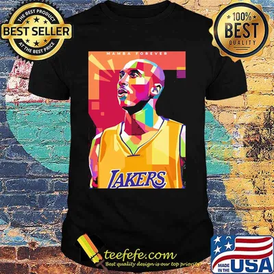 Mamba forever kobe bryant los angeles lakers basketball art shirt