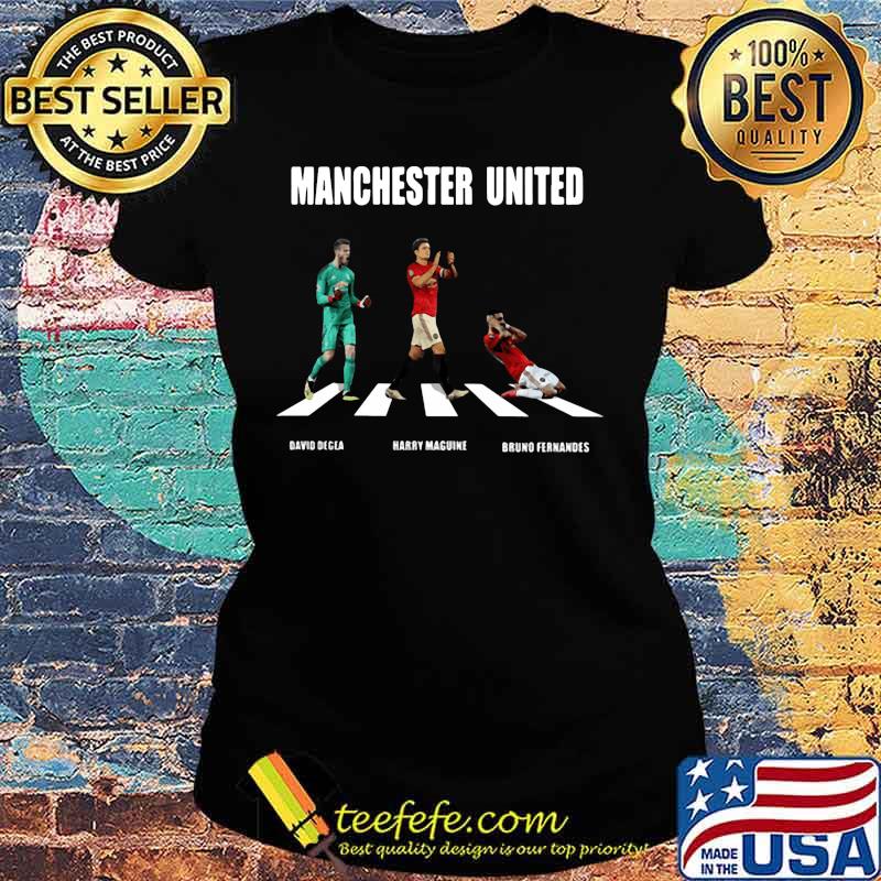Manchester united players crossing the line s Ladies tee Manchester united players crossing the line s Ladies tee