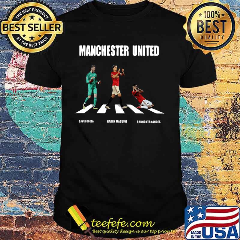 Manchester united players crossing the line shirt Manchester united players crossing the line shirt