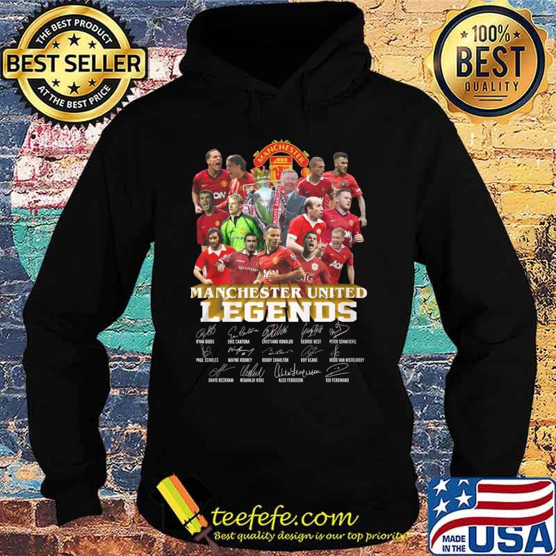 Manchester united soccer legends signatures s Hoodie Manchester united soccer legends signatures s Hoodie