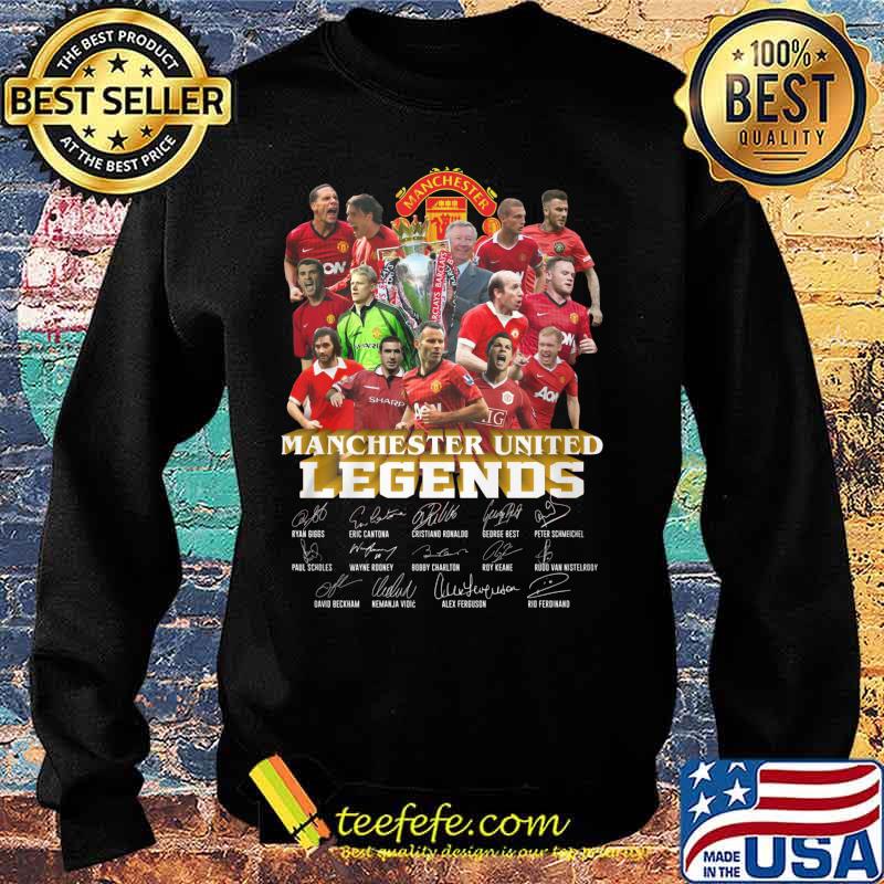 Manchester united soccer legends signatures s Sweater Manchester united soccer legends signatures s Sweater