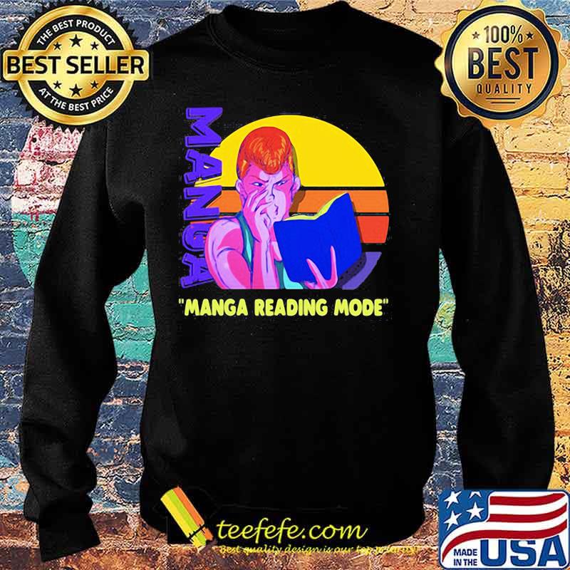 Manga reading mode vintage retro s Sweater Manga reading mode vintage retro s Sweater