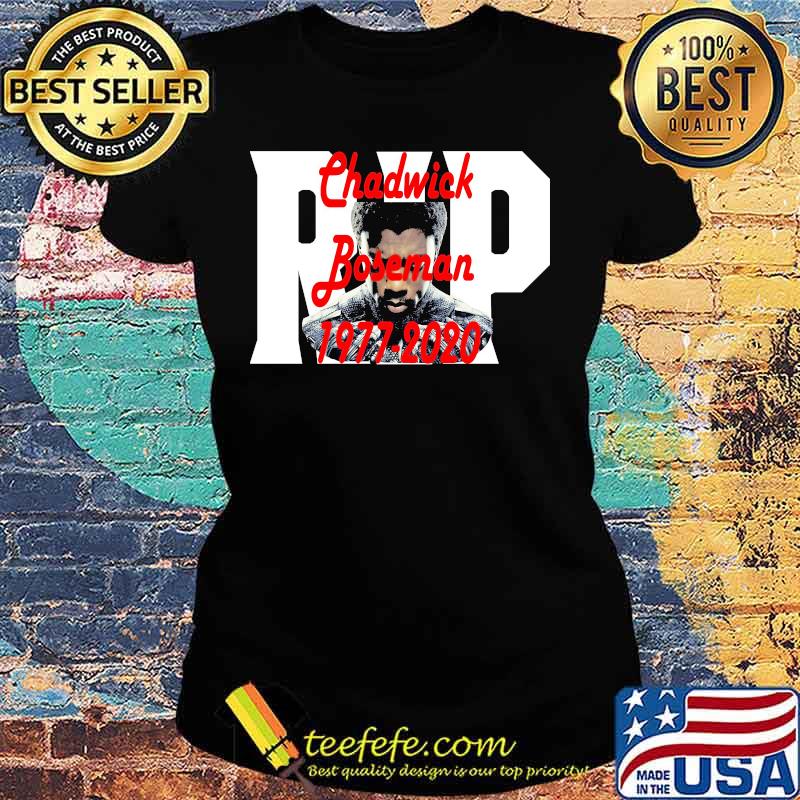 Marvel black panther rip chadwick 1977 2020 s Ladies tee Marvel black panther rip chadwick 1977 2020 s Ladies tee