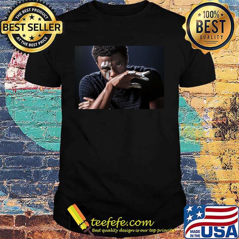 Marvel black panther rip chadwick boseman actor picture 2020 shirt