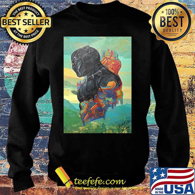 Marvel heroes black panther chadwick art 2020 s Sweater Marvel heroes black panther chadwick art 2020 s Sweater