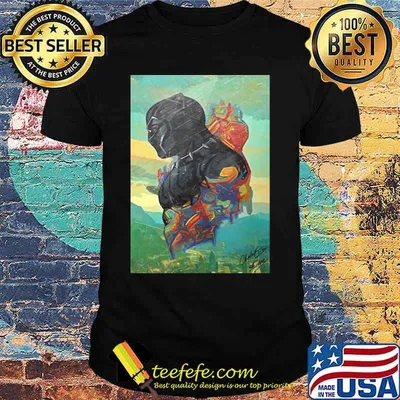 Marvel heroes black panther chadwick art 2020 shirt