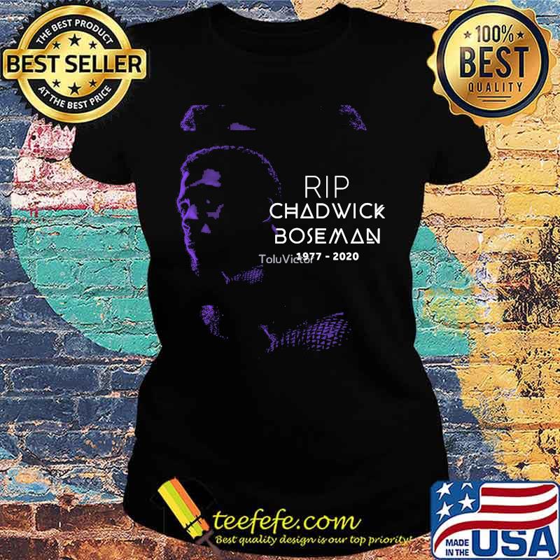 Marvel heroes black panther chadwick rip 1977 2020 s Ladies tee Marvel heroes black panther chadwick rip 1977 2020 s Ladies tee