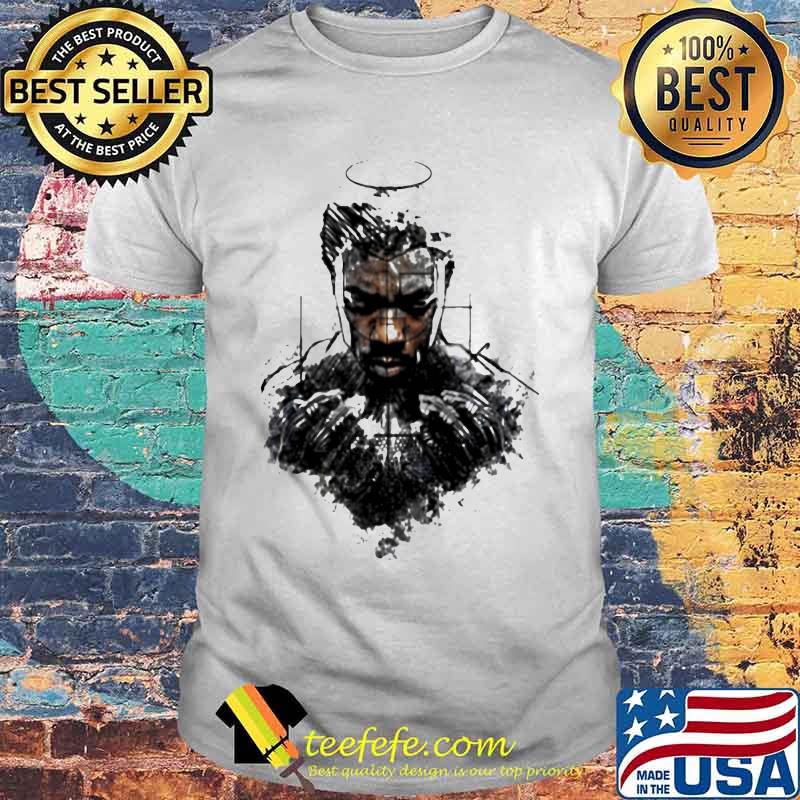 Marvel heroes black panther chadwick rip art shirt