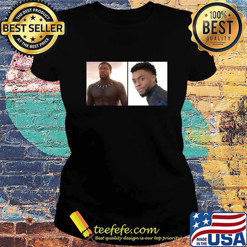 Marvel heroes black panther chadwick s Ladies tee Marvel heroes black panther chadwick s Ladies tee