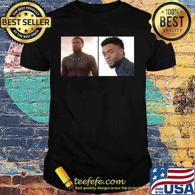 Marvel heroes black panther chadwick shirt
