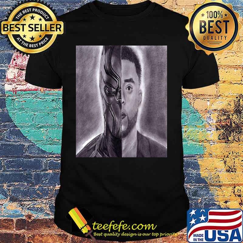 Marvel heroes black panther chadwick superhero picture shirt