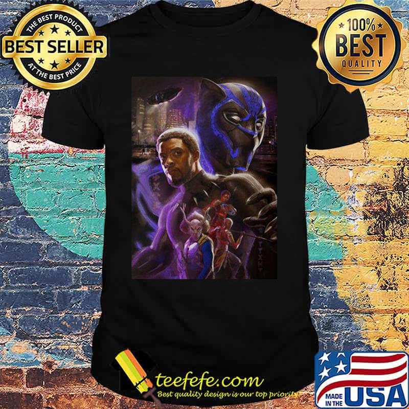 Marvel heroes black panther rip chadwick Boseman actor shirt