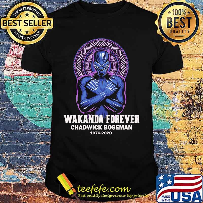 Marvel heroes black panther wakanda forever chadwick 1976 2020 shirt Marvel heroes black panther wakanda forever chadwick 1976 2020 shirt