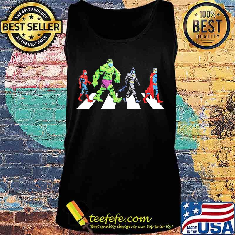 Marvel heroes wear mask abbey road s Tank top Marvel heroes wear mask abbey road s Tank top