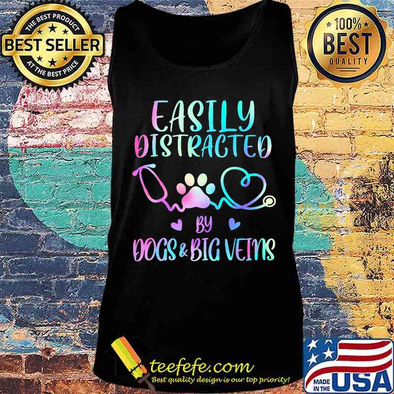 Medical stethoscope Easily Distracted By Dogs And Big Veins s Tank top Medical stethoscope Easily Distracted By Dogs And Big Veins s Tank top
