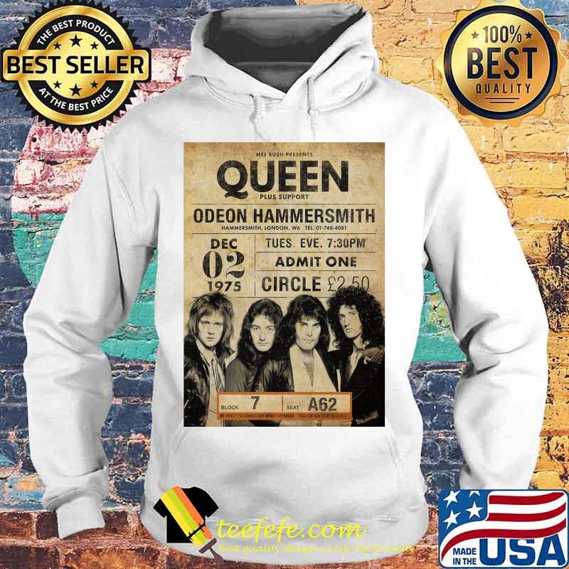 Mel bush presents queen plus support odeon hammersmith s Hoodie Mel bush presents queen plus support odeon hammersmith s Hoodie