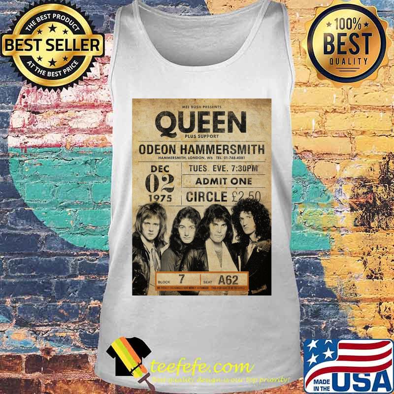 Mel bush presents queen plus support odeon hammersmith s Tank top Mel bush presents queen plus support odeon hammersmith s Tank top