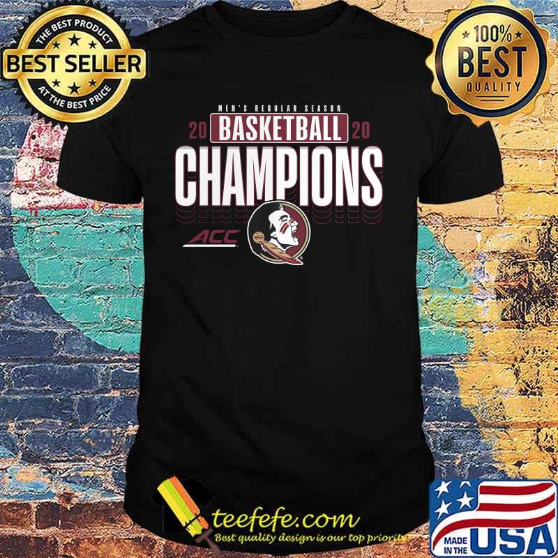 Men's regular season 2020 basketball champions florida state seminoles shirt