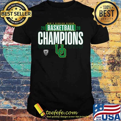 Men's regular season 2020 basketball champions oregon ducks shirt