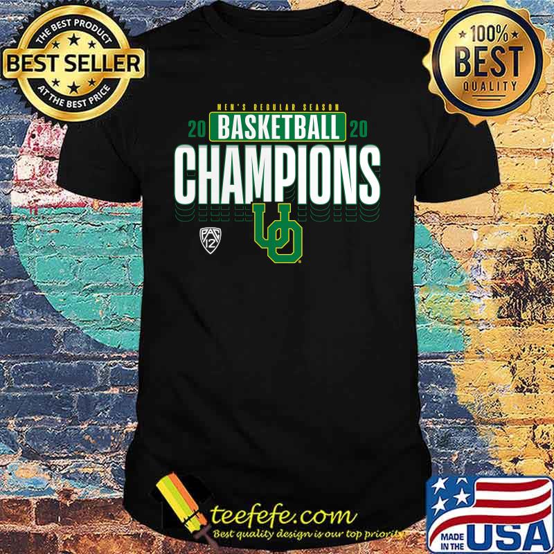 Men's regular season 2020 basketball champions oregon ducks shirt