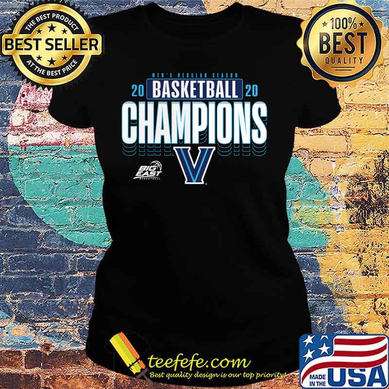 Men's regular season 2020 basketball champions villanova wildcats s Ladies tee Men's regular season 2020 basketball champions villanova wildcats s Ladies tee