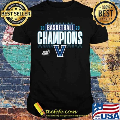 Men's regular season 2020 basketball champions villanova wildcats shirt