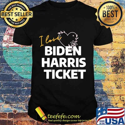 Mens Biden Harris Ticket - America Votes November 2020 Democratic T-Shirt