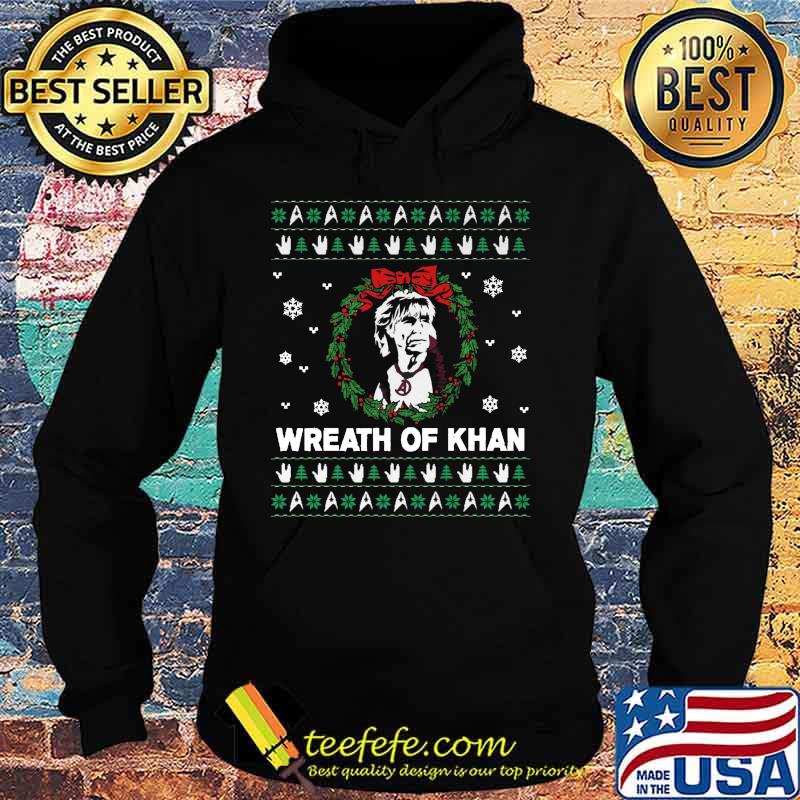 Merry christmas borja carcayu wreath of khan ugly s Hoodie Merry christmas borja carcayu wreath of khan ugly s Hoodie