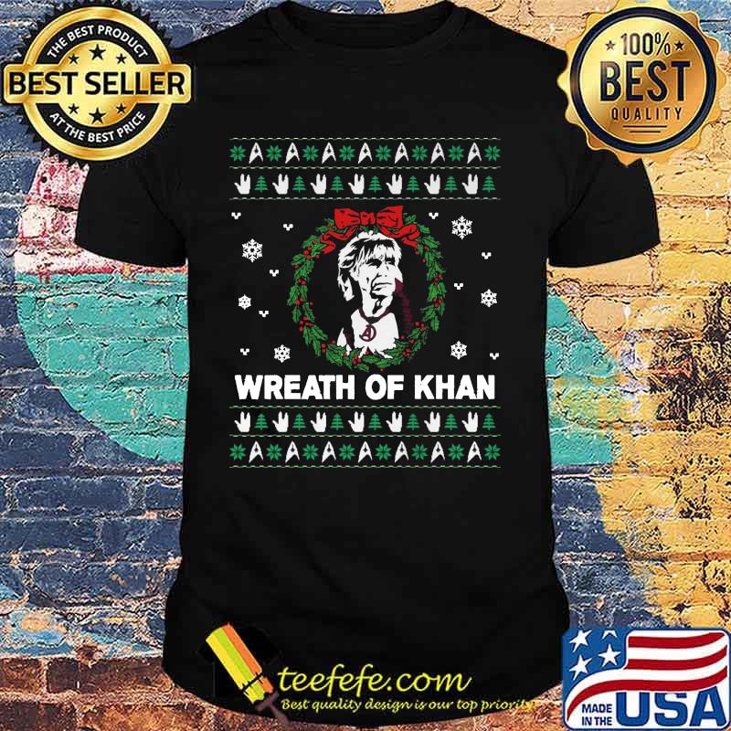 Merry christmas borja carcayu wreath of khan ugly shirt Merry christmas borja carcayu wreath of khan ugly shirt