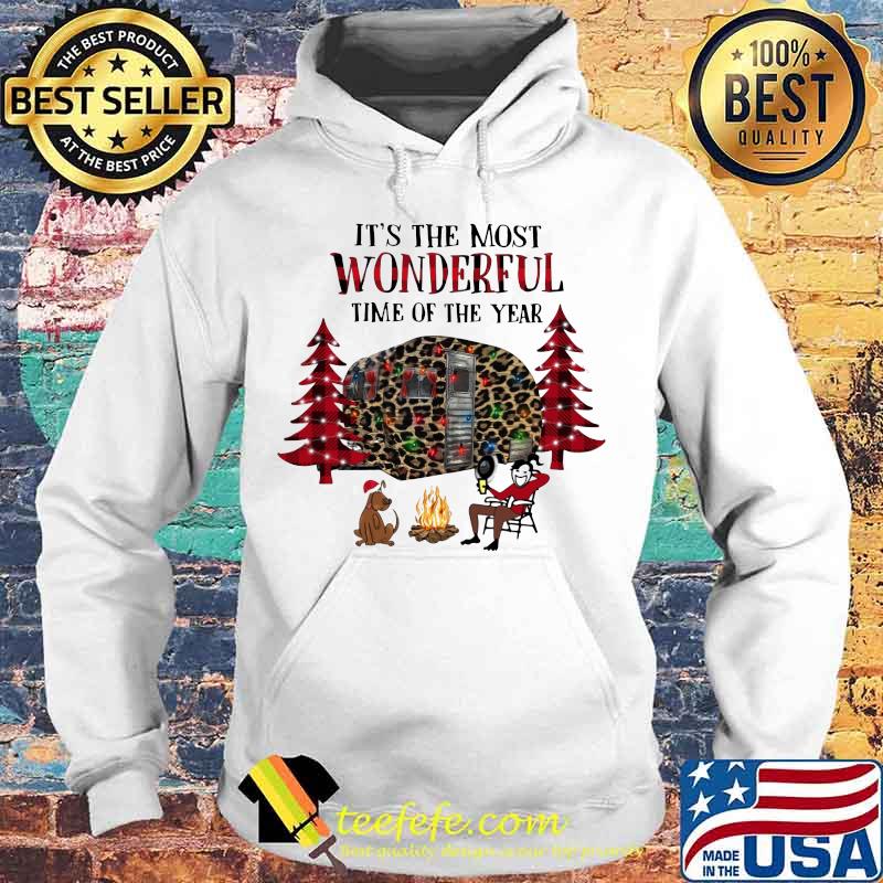Merry christmas camping it's the most wonderful time of the year dog leopard s Hoodie Merry christmas camping it's the most wonderful time of the year dog leopard s Hoodie