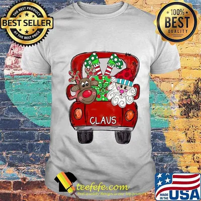 Merry christmas car santa claus shirt