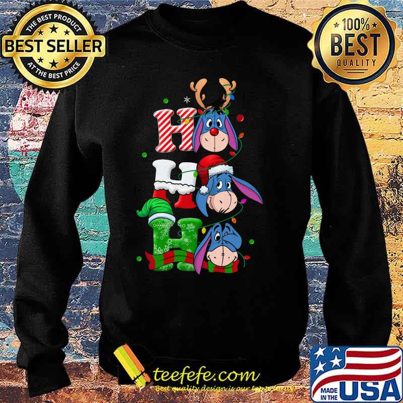 Merry christmas donkey eeyore ho ho ho s Sweater Merry christmas donkey eeyore ho ho ho s Sweater