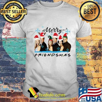 Merry christmas friendsmas snow shirt
