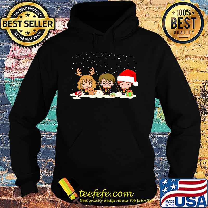 Merry christmas harry potter characters chibi s Hoodie Merry christmas harry potter characters chibi s Hoodie