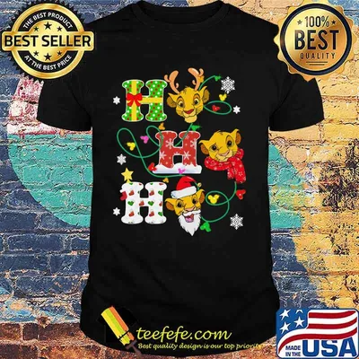 Merry christmas lion king ho ho ho shirt