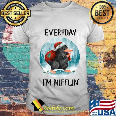 Merry christmas raccoon everyday i'm nifflin shirt