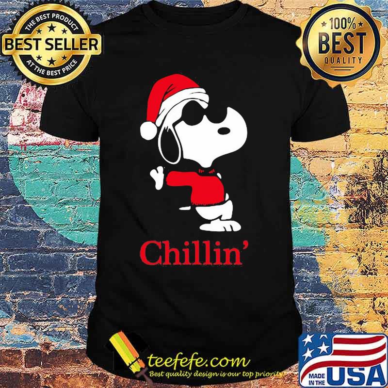 Merry christmas snoopy santa chillin shirt