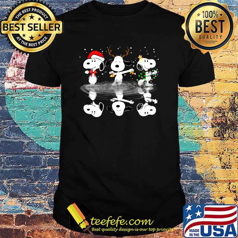 Merry christmas snoopy water reflection shirt Merry christmas snoopy water reflection shirt
