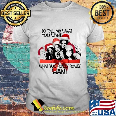 Merry christmas spice girls so tell me what you really want shirt