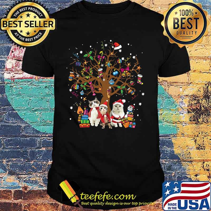 Merry christmas tree cats shirt Merry christmas tree cats shirt