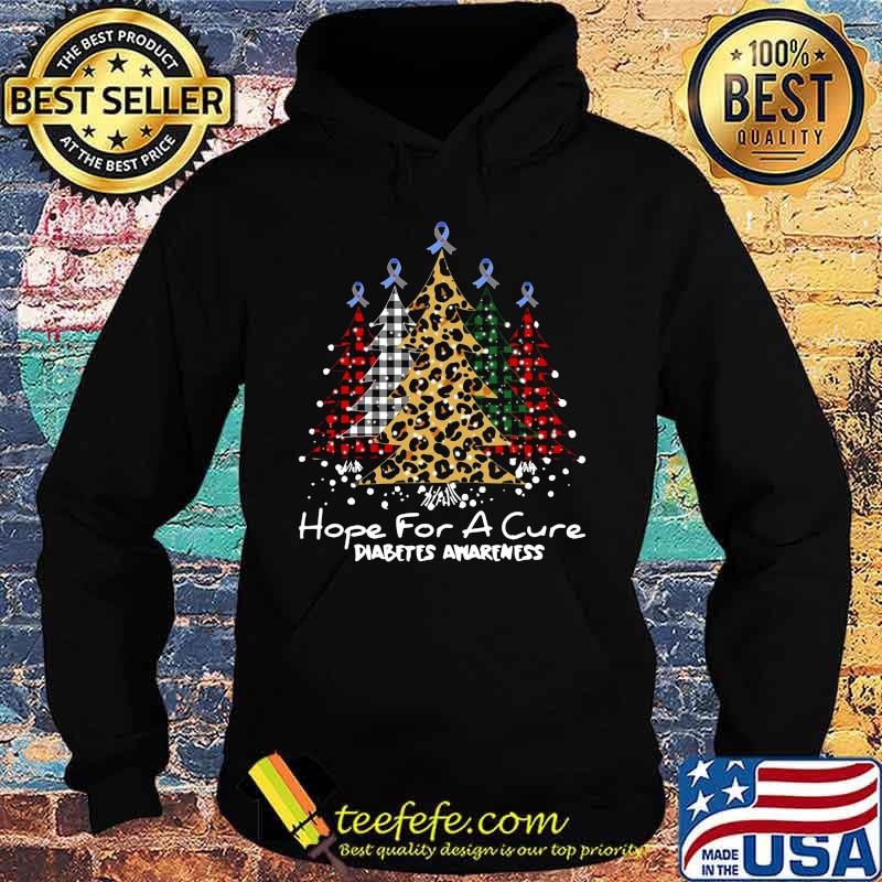 Merry christmas tree hope for a cure diabetes awareness s Hoodie Merry christmas tree hope for a cure diabetes awareness s Hoodie