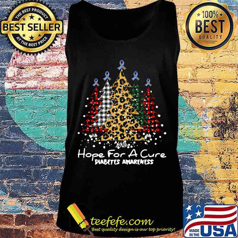 Merry christmas tree hope for a cure diabetes awareness s Tank top Merry christmas tree hope for a cure diabetes awareness s Tank top