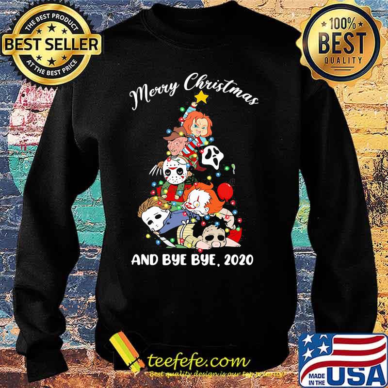 Merry christmas tree horror characters and bye bye 2020 s Sweater Merry christmas tree horror characters and bye bye 2020 s Sweater