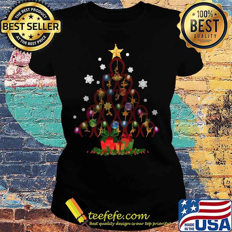 Merry christmas tree horseshoe s Ladies tee Merry christmas tree horseshoe s Ladies tee
