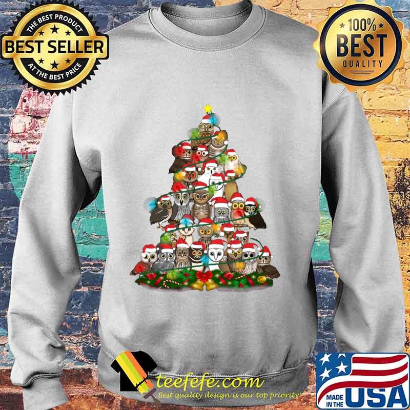 Merry christmas tree owl santa claus s Sweater Merry christmas tree owl santa claus s Sweater
