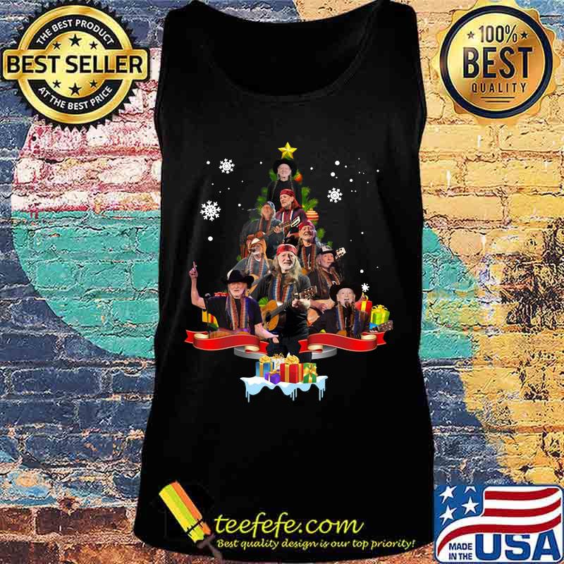 Merry christmas tree willie nelson s Tank top Merry christmas tree willie nelson s Tank top