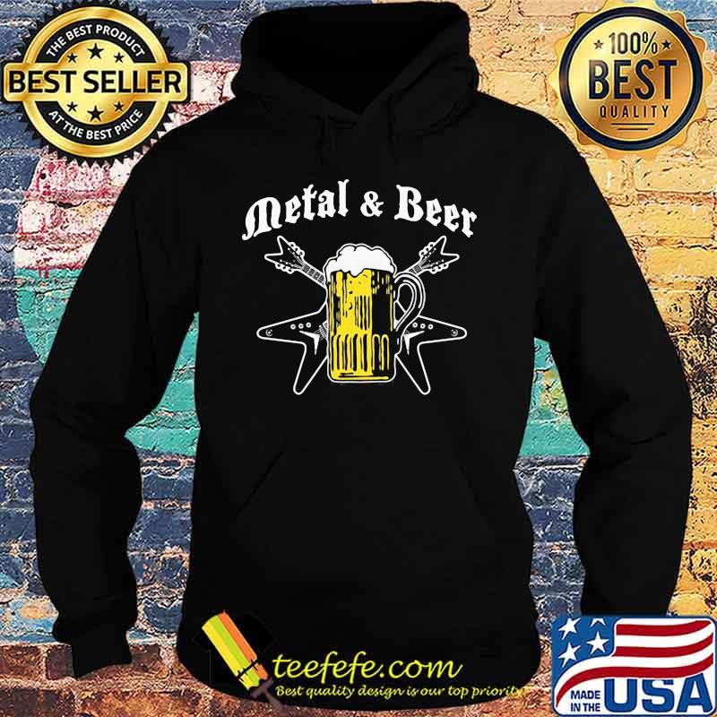 Metal and beer punk rock guitar s Hoodie Metal and beer punk rock guitar s Hoodie