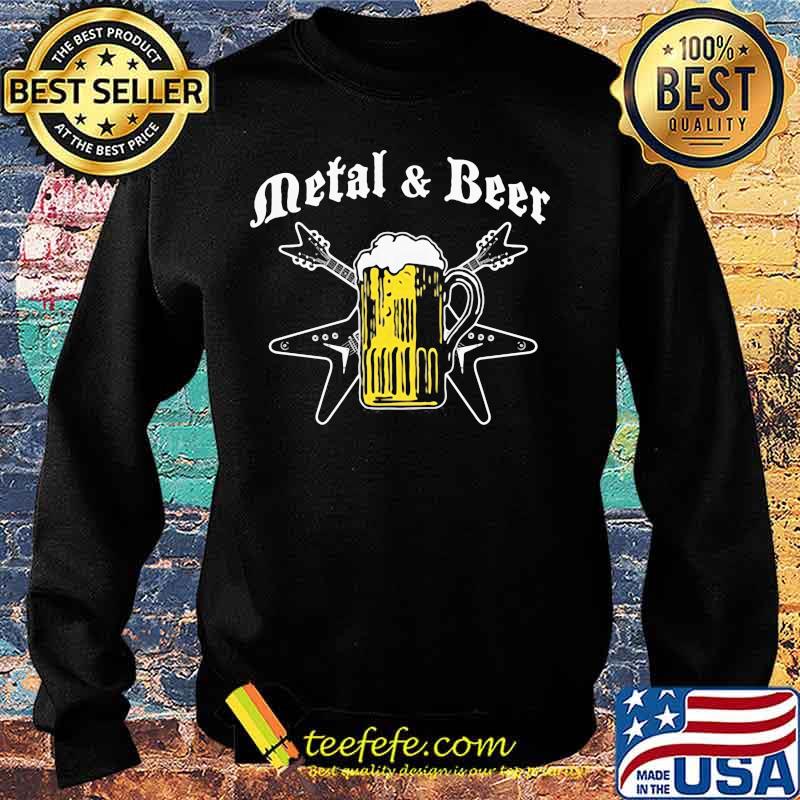 Metal and beer punk rock guitar s Sweater Metal and beer punk rock guitar s Sweater