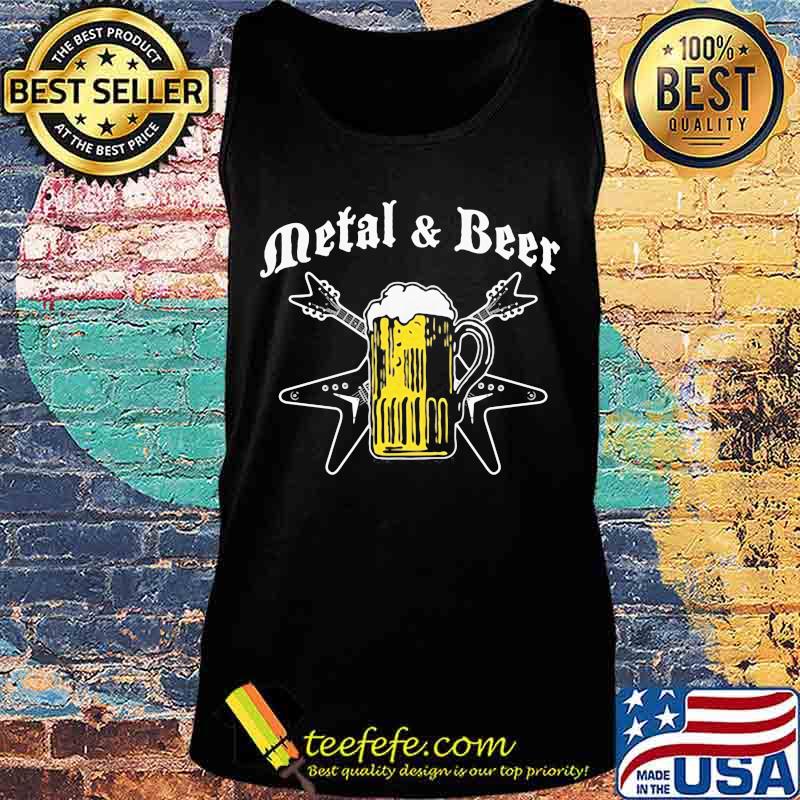 Metal and beer punk rock guitar s Tank top Metal and beer punk rock guitar s Tank top