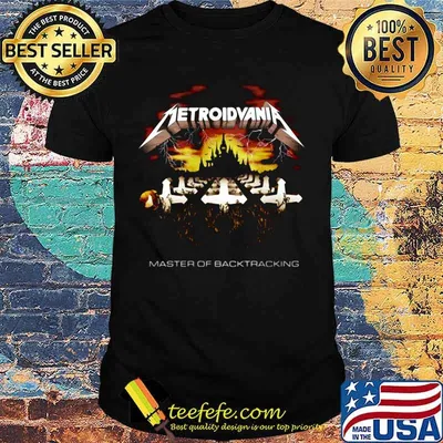 Metroidvania master of back tracking shirt